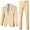 Orange, variant on Summer Boys Seersucker Suit Kids Formal Slim Tuxedo Suits for Teen Beach Prom Graduate Party Wedding Single Breasted Pocket design Jacket Adjustable waist Pants Set