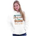 thumbnail image 3 of Exotic Miami Vintage Muscle Car Men's Big & Tall Graphic Hoodie Brisco Brands 4X, 3 of 6