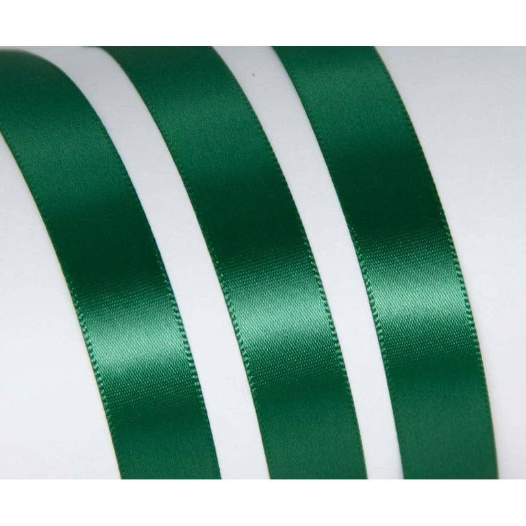  Dark Green Ribbon 1-1/2 Inch x 25 Yards, Forest Green