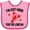 Pink and Fuchsia, variant on Inktastic Just Here for the Lobster Boys or Girls Baby Bib