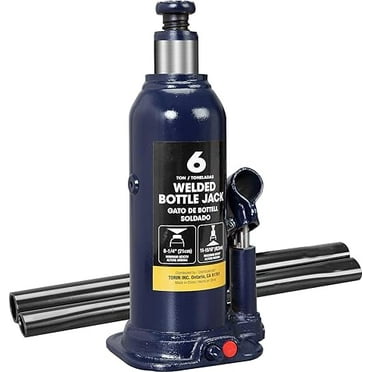 BIG RED 6 Ton (12,000 LBs) Torin Welded Hydraulic Car Bottle Jack for Auto Repair and House Lift, Blue, AT90603UR