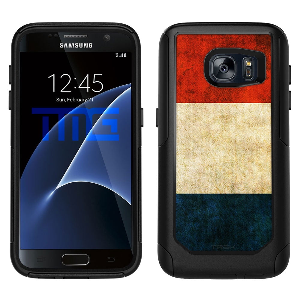 Skin Decal for OtterBox Commuter Samsung Galaxy S7 Case Vintage Dutch Flag by Trek Media Group
