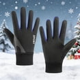 thumbnail image 2 of LIZENG Kids Gloves Winter Waterproof Coating Warm Thick Fleece Touchscreen Anti-Slip for Boys Girls 3-15 Years Cycling School, 2 of 5