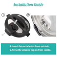thumbnail image 4 of Pressure Valves Set for Instant 3/5/6QT Pressure Cooker Pressure Cooker Accessories Steam Release Valves Pressure Valves, 4 of 6
