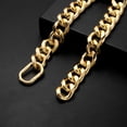 thumbnail image 2 of 19MM Thick Light Metal Dog Cuban Link Chain for Medium Large Dogs - 20 Inches Gold Necklace, 2 of 7