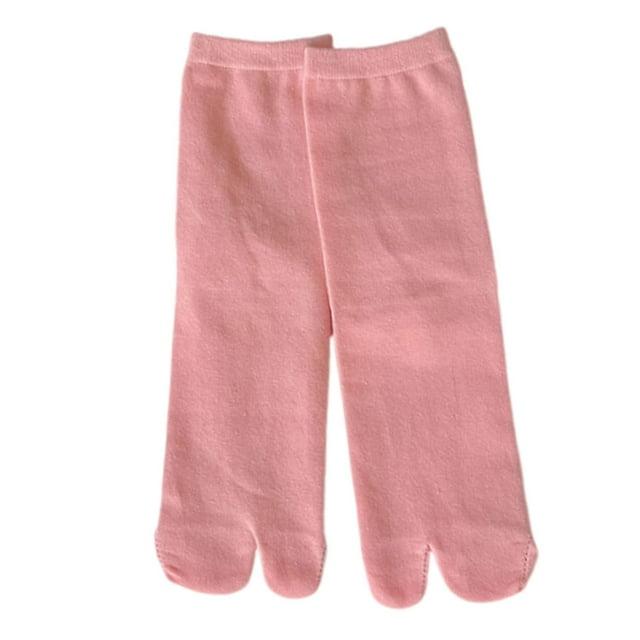 Chaussettes à Bout en Coton pour Femmes Pratiques pour Randonnée et Déplacements Extérieur et Intérieur Rose