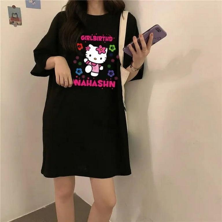 Cartoon t shirt dress hot sale