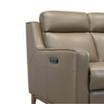 thumbnail image 2 of Wisteria Sofa in Light Brown Wood Finish and Taupe Genuine Leather, 2 of 5