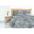 thumbnail image 3 of Ambesonne Roses Down Alternative Quilt Comforter, Blurry Garden Flowers Print, Twin, Mint Green Lilac and Grey, 3 of 5