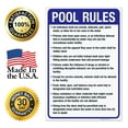 thumbnail image 7 of West Virginia Pool Rules Sign, Complies With State Of West Virginia Pool Safety Code, 24x36 Corrugated Plastic, 7 of 7