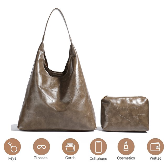 Bolso Hombro Retro Mujer 5bnn (gris)