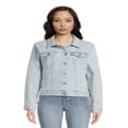 thumbnail image 1 of Time and Tru Women‘s Denim Jacket  Sizes XS-XXXL, 1 of 7