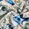 thumbnail image 2 of Home Soft Things Printed Flannel Throw - Delphinum - 60" x 80", 2 of 8