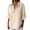 Beige, variant on Long Sleeve Cotton Linen Shirts for Women Fashion Loose Fit Turn Down Collared Shirts V Neck Summer Tops Casual Blouses