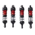 thumbnail image 1 of 4 piezas de amortiguador delantero y trasero de metal para Wltoys, rojo, 1 of 6