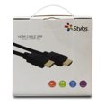 thumbnail image 1 of Cable de video HDMI Stylos M-M de 10m. Color Negro. Stylos STACHD12905018, 1 of 6