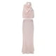 thumbnail image 3 of Conjunto de vestido largo de dos piezas de satén para mujer - Top sin mangas con cuello alto y falda con abertura lateral, ropa formal y casual para fiestas, 3 of 7
