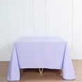 thumbnail image 2 of BalsaCircle 90" x 90" Square Polyester Tablecloth Lavender, 2 of 8