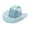 Blue, variant on Prolriy Cowboy Hat Women's Big Brim Cowboy Hat Western Bowler Hat Cowboy Hats for Women Blue M