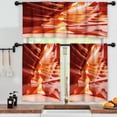 thumbnail image 3 of LALILO Kitchen Curtains and Valances Set of 3 36" Interior Window Treatment Tiers for Window Decor, 3 of 5