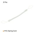 thumbnail image 3 of Unique Bargains 5' Plastic Retractable Spring Coil Strap Key Holder Stylus Cord, Clear 8 Pack, 3 of 5