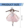 thumbnail image 3 of Plush Baby Doll, Soft Life Ballet Girl Plush Toy Cute Dress Doll Girl Heart Baby Birthday Gift, Ballerina Tooth Fairy Doll, Ballerina Stuffed Animals Ballerina Toy, 3 of 9