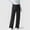 Black A, variant on BRGZLK Maternity Pants Spring Summer Solid Color Elastic Waist Soft Comfy Loose Fit Stretchy Outerwear Belly Support Pregnancy Pants Beige M