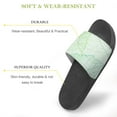 thumbnail image 3 of GZHJMY Stylish Slides for Women Men, Veins of Green Leave Soft Flexible Slip-on Sandals Slippers, 3 of 7