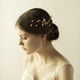 thumbnail image 5 of de nupcial Pinza de cabello Boda Baile de graduación Joyería cabello Macarena Peineta nupcial floral, 5 of 8