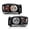 Clear Lens Black Housing White Reflector, variant on PIT66 Headlights  Clear Headlamp Pair Black Fit For  Dodge Ram 1500 2500 3500 2006-2009