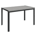thumbnail image 1 of Outsunny 47" Rectangular Patio Dining Table for 4 Person, Grey, 1 of 10