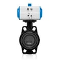 thumbnail image 3 of UNOX Butterfly Valve Ø63 (2") with Double Acting Pneumatic Actuator Wafer Type U-PVC Body for Water | Industrial Motorized Butterfly Valves, 3 of 3
