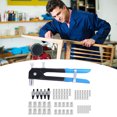 thumbnail image 2 of Graflsoa 86-Piece Steel Nut Riveter Kit with M3-M8 Inserts, Blue & Black Handle, Portable Case for Automotive and Furniture Repairs, 2 of 6