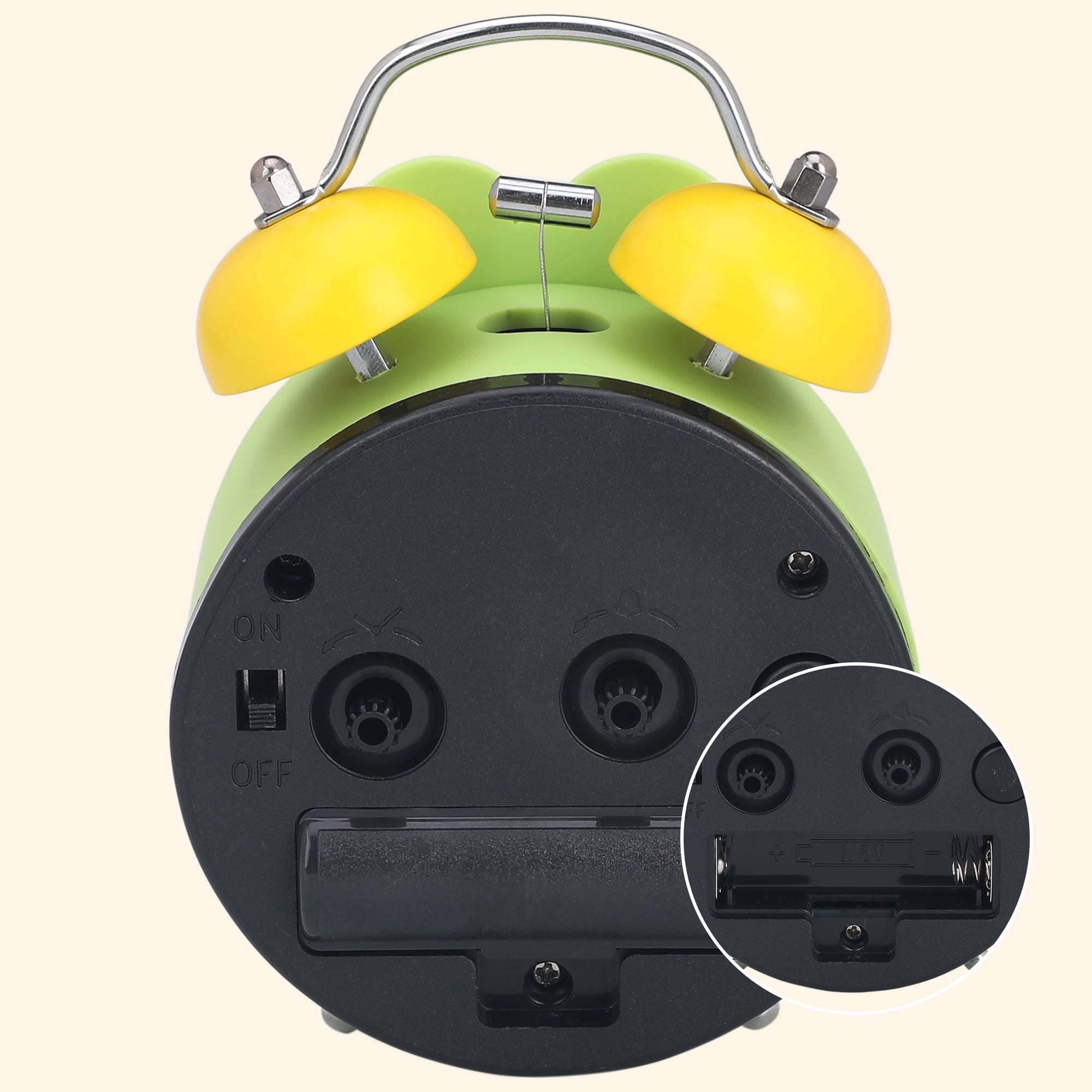 Unique Bargains Cute Frog Shape Alarm Clock Orange 3.4"L x 2.1"W x 5.1"H