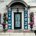 ECPECAD Trump 2024 Porch Sign Banner Flag Banners Porch Signs 12x72