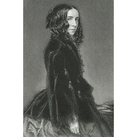 Feminist Photo - Elizabeth Barrett Browning 1806 1861 English Poetess And Feminist PosterPrint