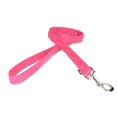 thumbnail image 2 of Dogline Comfort Microfiber Flat Leash for Dogs (W 3/4" L 6ft), Pink, 2 of 5