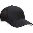 thumbnail image 2 of Flexfit Unisex-Adults Trucker Mesh Fitted Cap, Black, One Size, 2 of 5