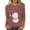 Wine, variant on Fiaer Womens T Shirts Chritmas 3/4 Sleeve Plus Size Snowman Tshirts Crew Neck Trendy Baggy Casual Casual Tops Sky Blue XL