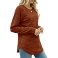 thumbnail image 3 of Fantaslook Crewneck Sweatshirts for Women Long Sleeve Tunic Tops Casual Fall Shirts, 3 of 4