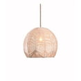 thumbnail image 2 of Noel 1-Light Rattan Pendant - White, 2 of 8