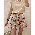 thumbnail image 5 of Minivestido estilo pintura al óleo vintage, nueva falda ajustada adelgazante de cintura alta, corte A para mujer, a la moda y adelgazante, 5 of 5