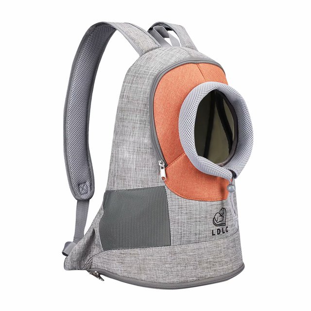 Bolsa para mascotas Mochila para mascotas El cofre del gato puede quedar expuesto Hombros Bolsa portátil para mascotas Mochila transpirable para perros y gatos M Amarillo ER