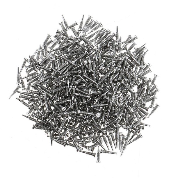 Kit de reparación de anteojos Minnieouse con tornillos autorroscantes pequeños 500 piezas 2.0x1.4x7.0mm