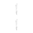 thumbnail image 2 of Cateissary Pinzas para barbacoa de acero inoxidable, pinzas antideslizantes para barbacoa, utensilios de cocina, herramientas de cocina para 10 pulgadas 2piezas, 2 of 6