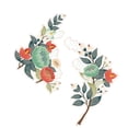 thumbnail image 1 of Yuarrent Pegatinas Rose Mural Beautiful Elegant Refrigerador Home Wall Sticker Calcomanías Glass Toilet Extraíble Autoadhesivo Decoración del hogar Y1539, 1 of 6