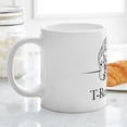 thumbnail image 4 of CafePress - T Rex Hates Pushups - 20 Oz White Ceramic Mega Mug, 4 of 5