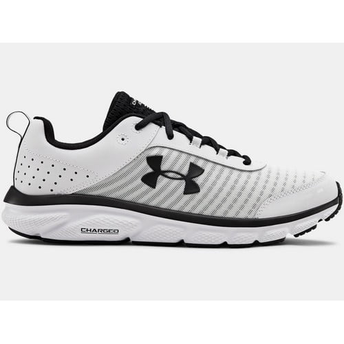 Under Armour 30219521029.5 Charged Assert Sz9.5 Mens White Running Shoe