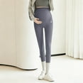 thumbnail image 6 of Babcutegg Pregnant Womens Yoga Pants Tummy Support Casual Fashion Activity Wear Comfortale Regular Fitting Maternity Leggings for Women Gray Size M, 6 of 6
