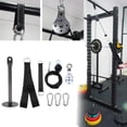 thumbnail image 2 of Fitness Pulley Cable Machine LAT Pull Up Down System Set Arm Train Equip, 2 of 8